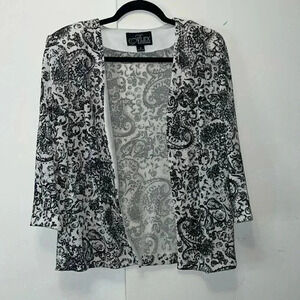 Alex Evenings Glitter Jacket- Medium